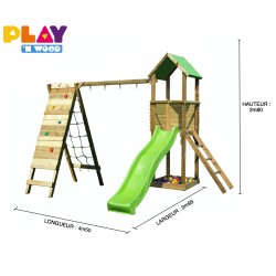 Léa  Tour et portique + kit commando  PROMO + PACK AVANTAGE