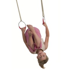 Houten trapeze voor speeltoren