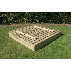 Kikker zandbak 2-delig