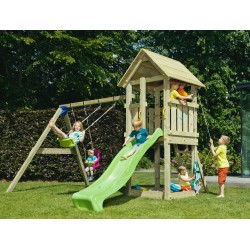 Balançoire KIOSK Bleu rabbit  tour et portique