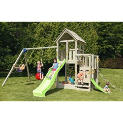 Balançoire PENTHOUSE Bleu rabbit  tour et portique