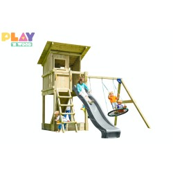 Speeltoren met frame en glijbaan Clara