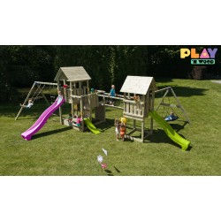 Balançoire PLAYGROUND Blue rabbit  tour et portique