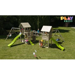 Balançoire PLAYGROUND Blue rabbit  tour et portique