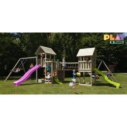 Balançoire PLAYGROUND Blue rabbit  tour et portique