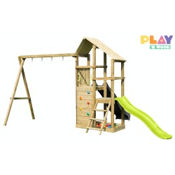 Speeltoren met 2 glijbanen Eva