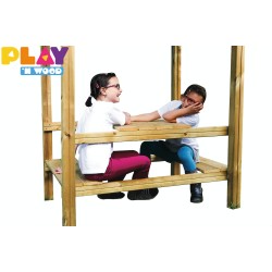 Clara speeltoren met picknicktafel en COMMANDO PROMO PACK