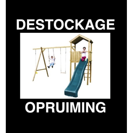 BOREAL speeltoren met glijbaan OPRUIMING