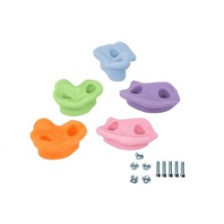 Set van 5 handgrepen voor klimwand