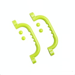 Paire de poignées verte pomme