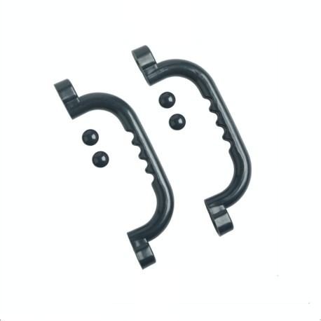 Paire de poignées noires