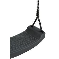 Schommelzitje in PVC zwart