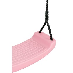 Siège PVC ROSE  cordes noires