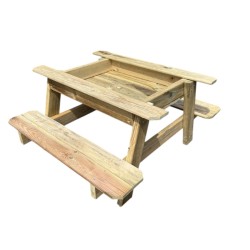 PIC NIC TAFEL MET ZANDBAK EN DEKSEL