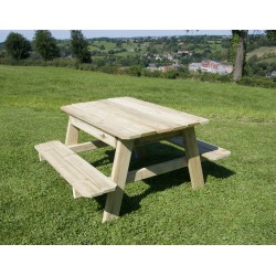 TABLE PIC NIC AVEC BAC SABLE