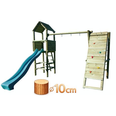 Clara speeltoren met picknicktafel en COMMANDO