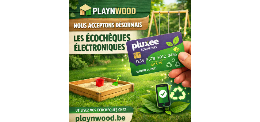 Le paiement par &eacute;coch&egrave;ques &eacute;lectroniques d&eacute;barque chez Playnwood !