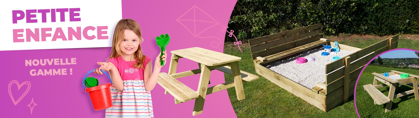 PETITE ENFANCE ET BAC A SABLE 